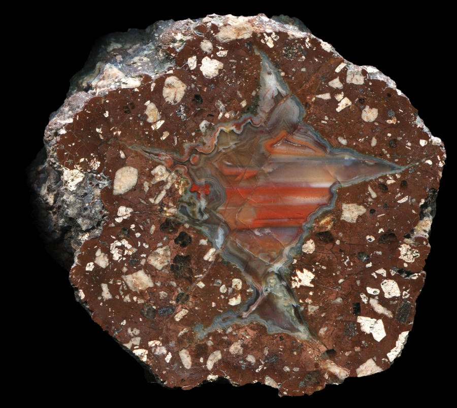 Mönchstal Thunderegg with Solid Agate