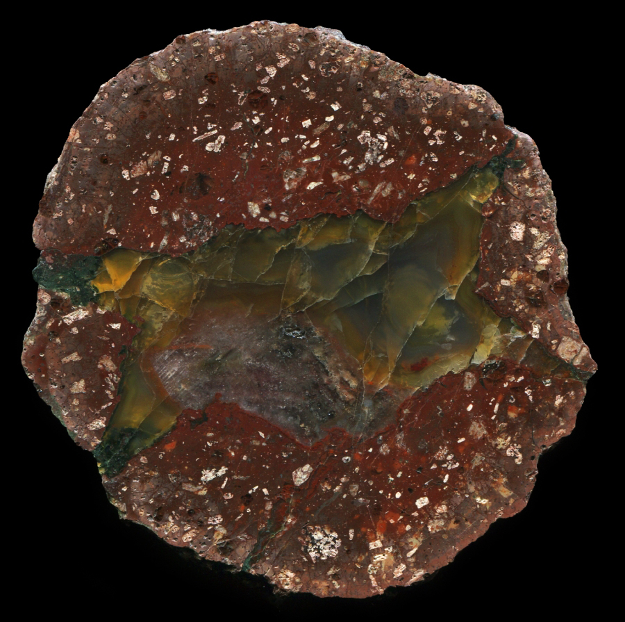 Simple Koppenstein Thunderegg with Fractured Agate