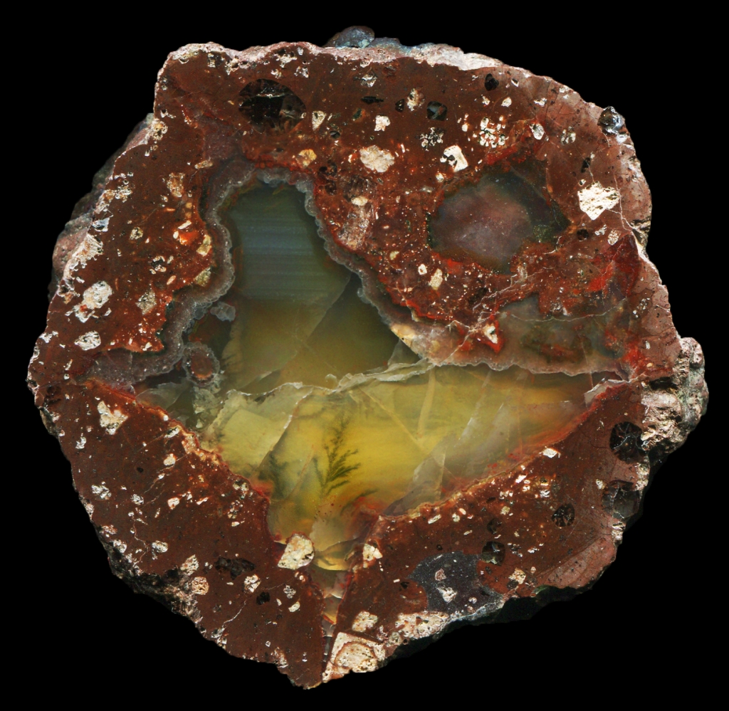 Rotterode #2 Thunderegg with Crack Dendrite