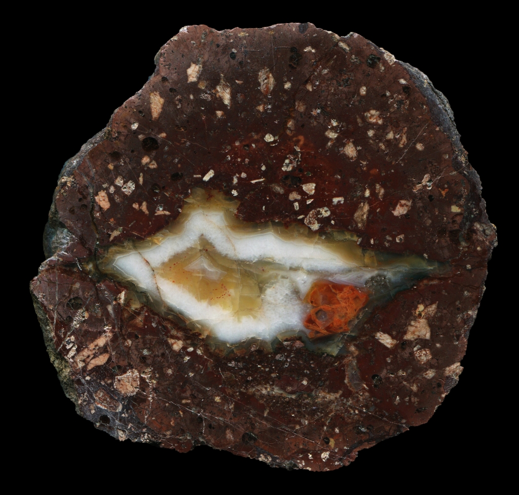 Rotterode #2 Thunderegg with White Agate