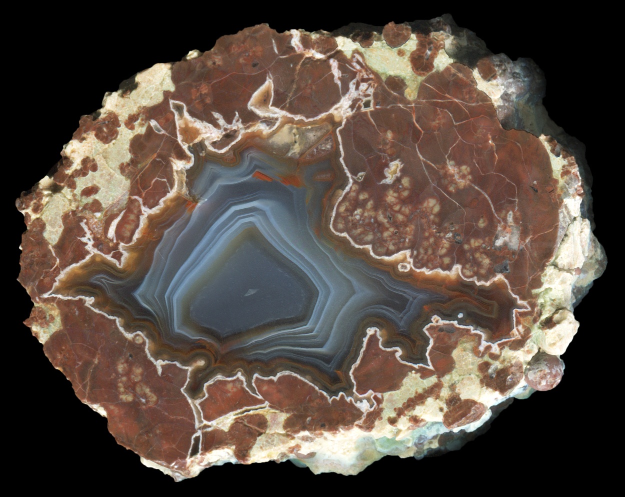 Mianeh Thunderegg with Banded Agate