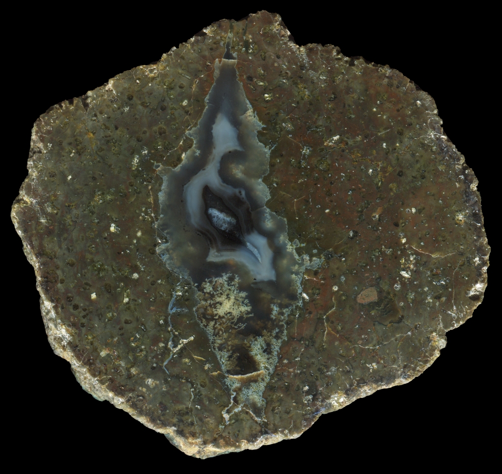 Dark Valley View Thunderegg with Slim Complex Core